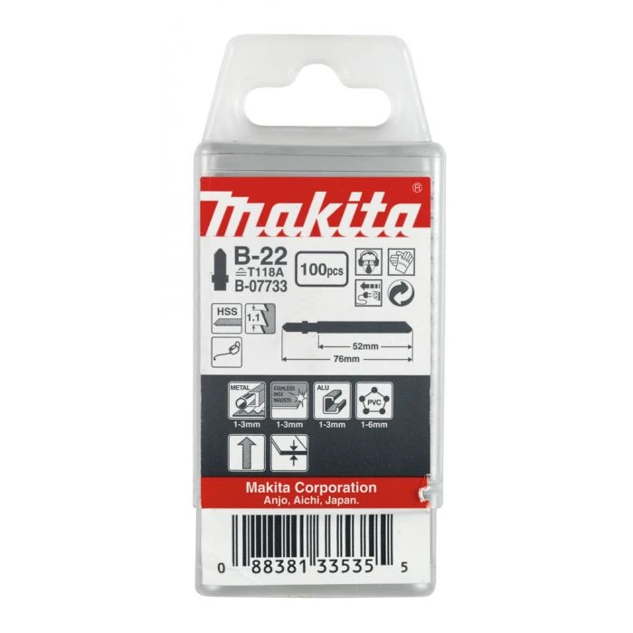 Makita B-07733 Decoupeerzgb M+A 52mm T118A 1 Makita B-07733 Decoupeerzgb M+A 52mm T118A