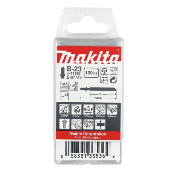 Makita B-07749 Decoupeerzgb Uni 51mm T118B 1 Makita B-07749 Decoupeerzgb Uni 51mm T118B