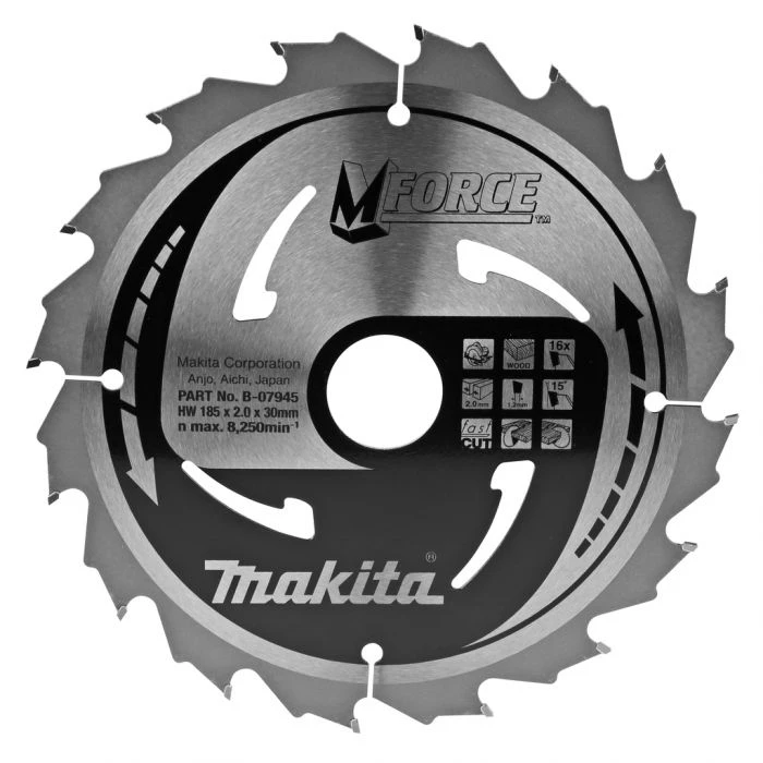 Makita B-07945 Zaagblad Hout 1 Makita B-07945 Zaagblad Hout