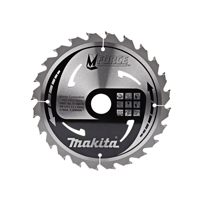 Makita B-08078 Zaagblad Hout 2 Makita B-08078 Zaagblad Hout - Afbeelding 2