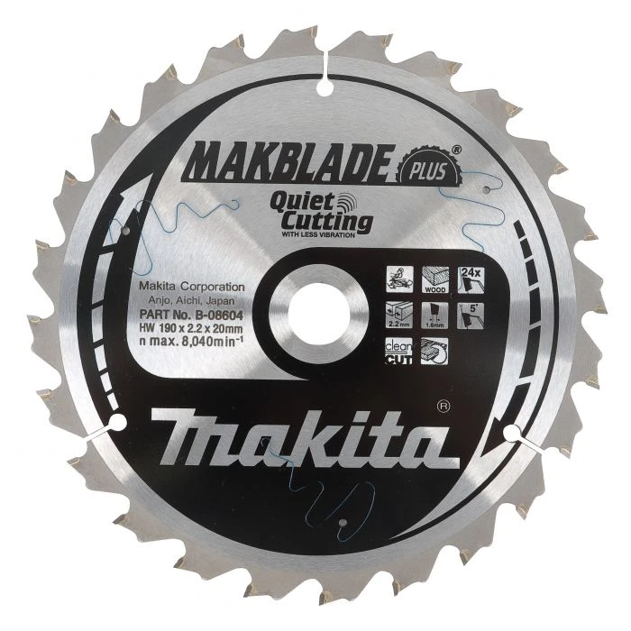 Makita B-56502 Zaagb Q+C 165x20x1,9 64T 10g 5 Makita B-56502 Zaagb Q+C 165x20x1,9 64T 10g - Afbeelding 5