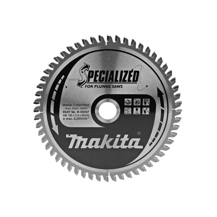 Makita B-09307 Invalzaagblad Aluminium 2 Makita B-09307 Invalzaagblad Aluminium - Afbeelding 2