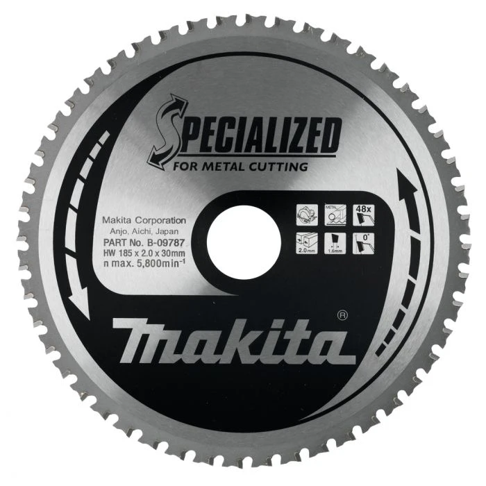 Makita B-09787 Cirkelzaagblad Metaal 1 Makita B-09787 Cirkelzaagblad Metaal