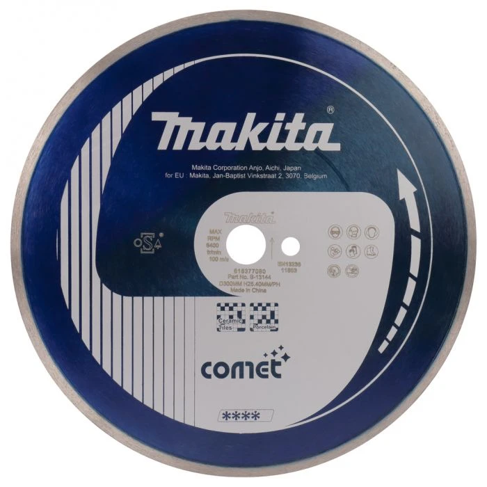Makita B-13144 Diamantschijf 300x25,4x2,4mm 1 Makita B-13144 Diamantschijf 300x25,4x2,4mm
