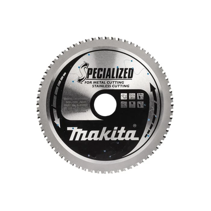 Makita B-31669 Cirkelzaagblad RVS / Metaal / Zacht Staal 2 Makita B-31669 Cirkelzaagblad RVS / Metaal / Zacht Staal - Afbeelding 2