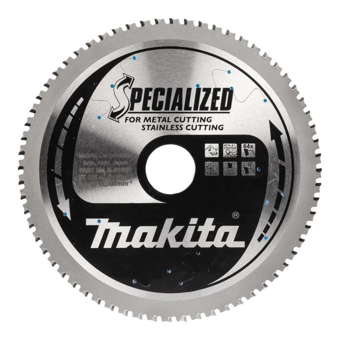 Makita B-31669 Cirkelzaagblad RVS / Metaal / Zacht Staal 1 Makita B-31669 Cirkelzaagblad RVS / Metaal / Zacht Staal