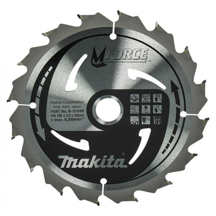 Makita B-31930 Cirkelzaagblad Hout 1 Makita B-31930 Cirkelzaagblad Hout