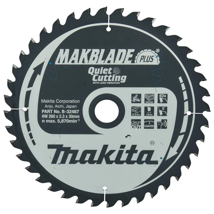 Makita B-32487 Afkortzaagblad Hout 1 Makita B-32487 Afkortzaagblad Hout