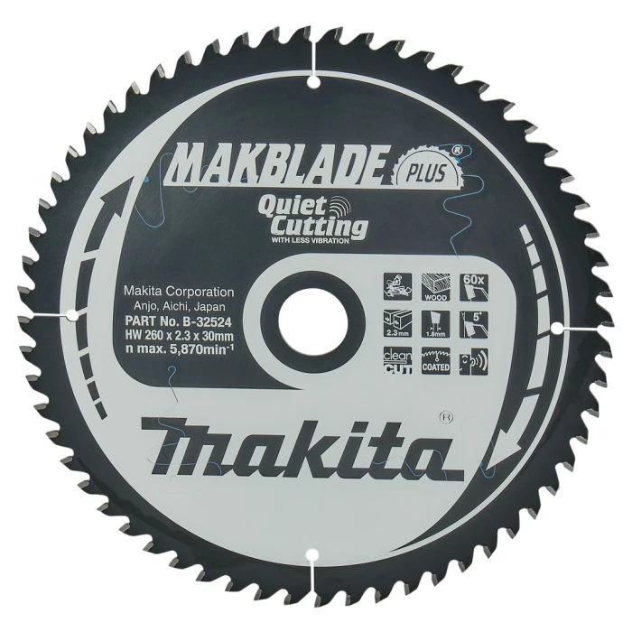 Makita B-32524 Afkortzaagblad Hout 1 Makita B-32524 Afkortzaagblad Hout