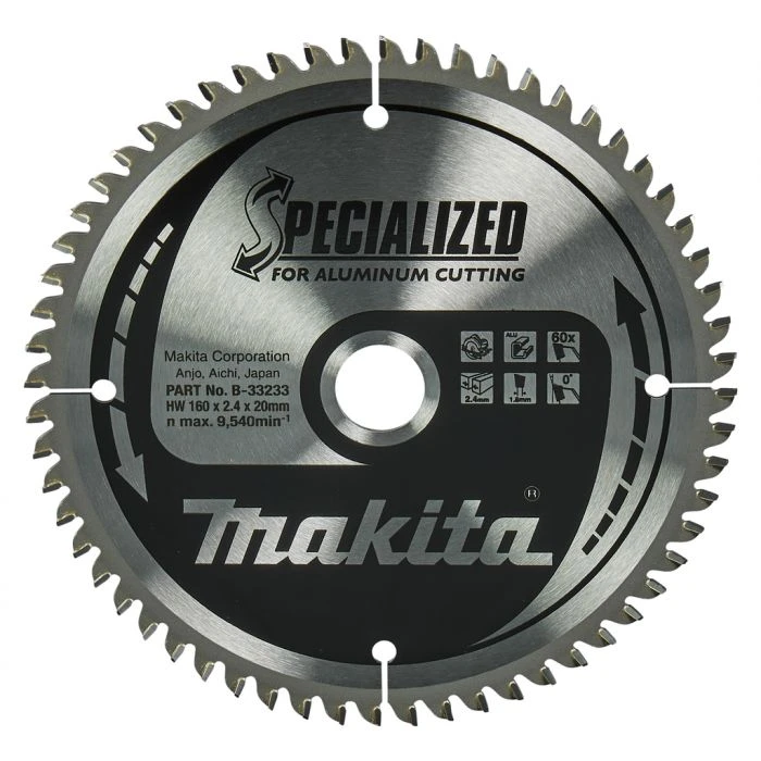 Makita B-33233 Cirkelzaagblad Aluminium 1 Makita B-33233 Cirkelzaagblad Aluminium