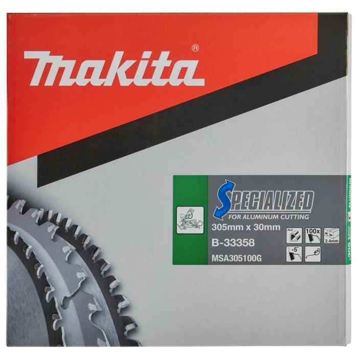 Makita B-33358 Afkortzaagblad Aluminium 2 Makita B-33358 Afkortzaagblad Aluminium - Afbeelding 2