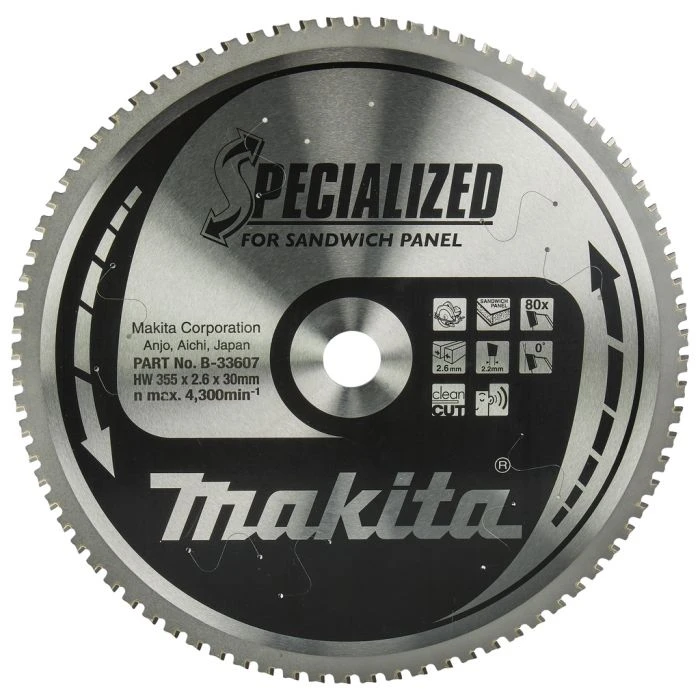 Makita B-32817 Afkortzaagblad Hout 1 Makita B-32817 Afkortzaagblad Hout