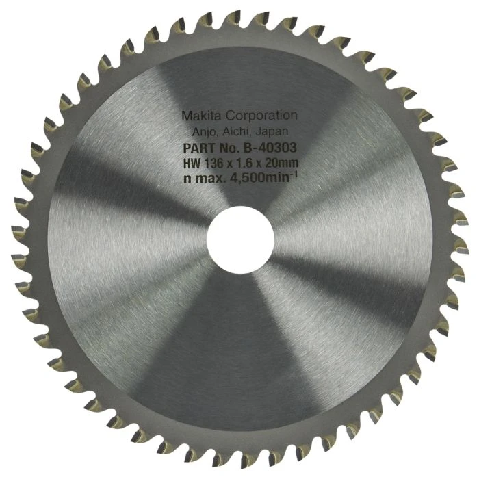 Makita B-40303 Cirkelzaagblad Aluminium 2 Makita B-40303 Cirkelzaagblad Aluminium - Afbeelding 2