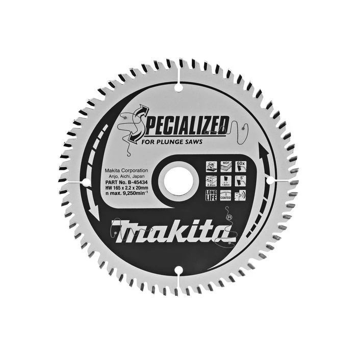 Makita B-45434 Invalzaagblad MDF 2 Makita B-45434 Invalzaagblad MDF - Afbeelding 2