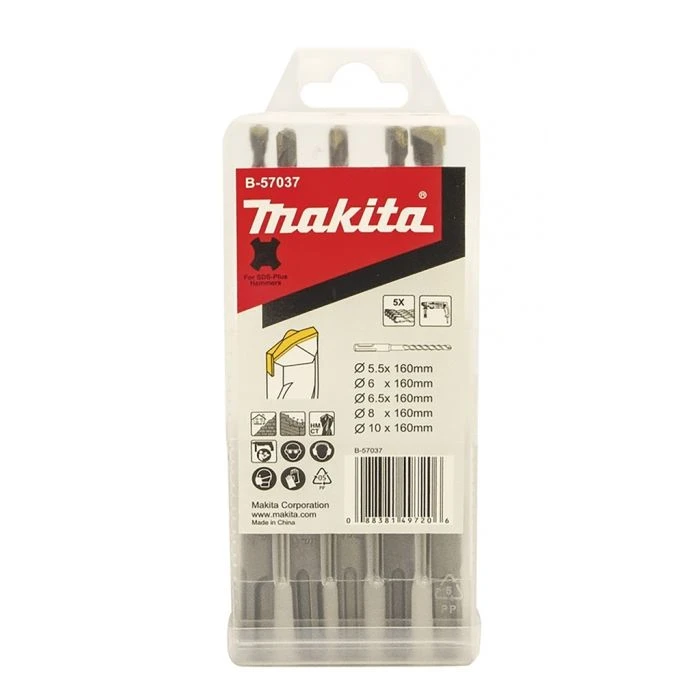 Makita B-57037 Betonborenset 5-delig 3 Makita B-57037 Betonborenset 5-delig - Afbeelding 3