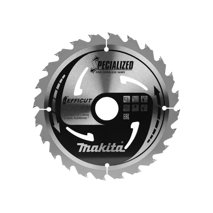 Makita B-64185 Cirkelzaagblad Hout 2 Makita B-64185 Cirkelzaagblad Hout - Afbeelding 2