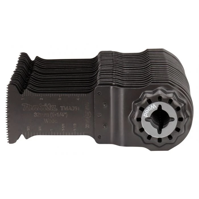 Makita B-64858-20 TMA051 Invalzaagblad 32x50mm Hout (20st) 1 Makita B-64858-20 TMA051 Invalzaagblad 32x50mm Hout (20st)