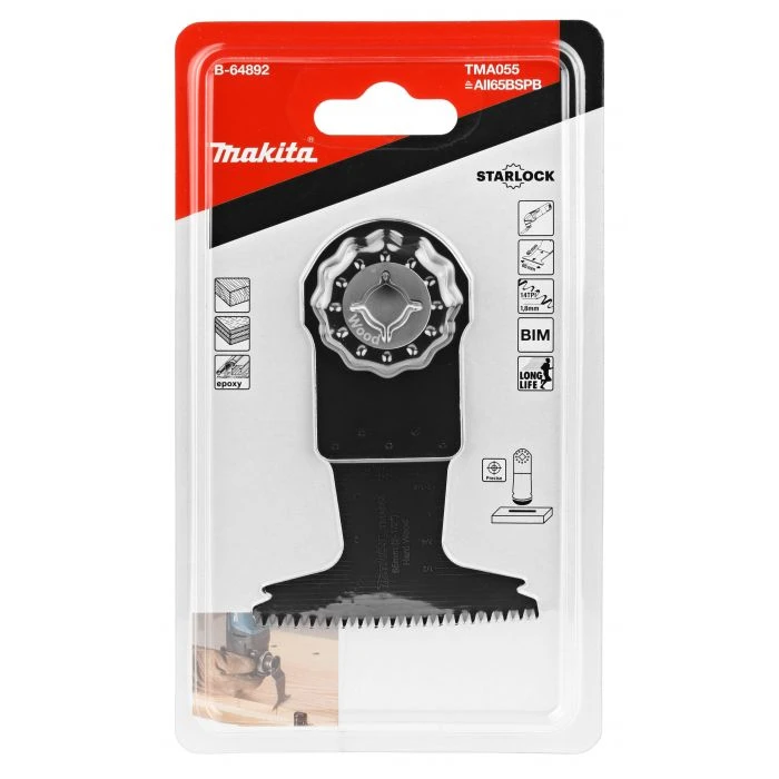 Makita B-64892 TMA055 Invalzaagblad 65x40mm Hardhout 6 Makita B-64892 TMA055 Invalzaagblad 65x40mm Hardhout - Afbeelding 6