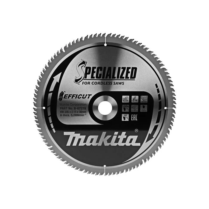 Makita B-67278 Afkortzaagblad Hout 2 Makita B-67278 Afkortzaagblad Hout - Afbeelding 2