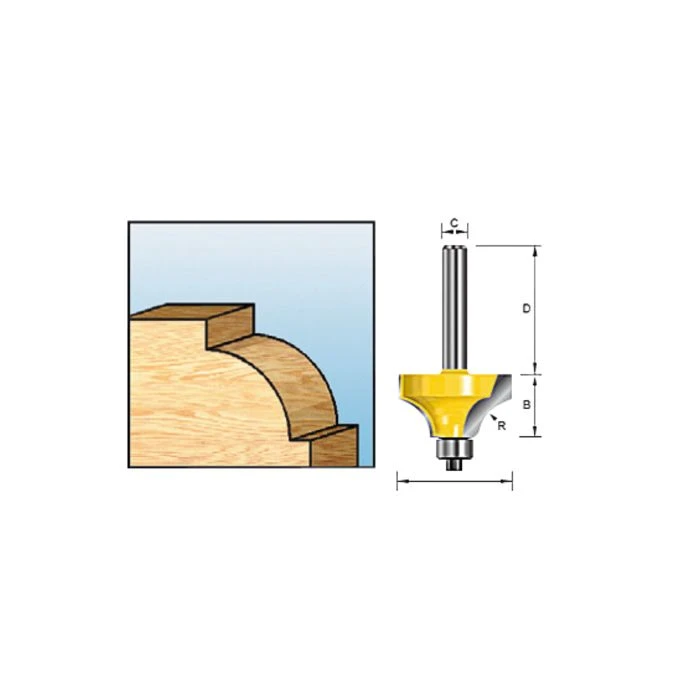 Makita D-11352 Kwartrondfr+lag R9,53 S8 2 Makita D-11352 Kwartrondfr+lag R9,53 S8 - Afbeelding 2