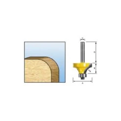 Makita D-11215 Afrondfrees+lag R5 S8 -Exporteren Snij Kracht Winkel d 11215 1