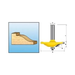 Makita D-11885 Constructiefrees+lag S12 -Exporteren Snij Kracht Winkel d 11885