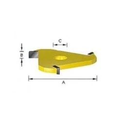 Makita D-12055 Groefmes HM 3,0mm 10 Makita D-12055 Groefmes HM 3,0mm -Exporteren Snij Kracht Winkel d 12055