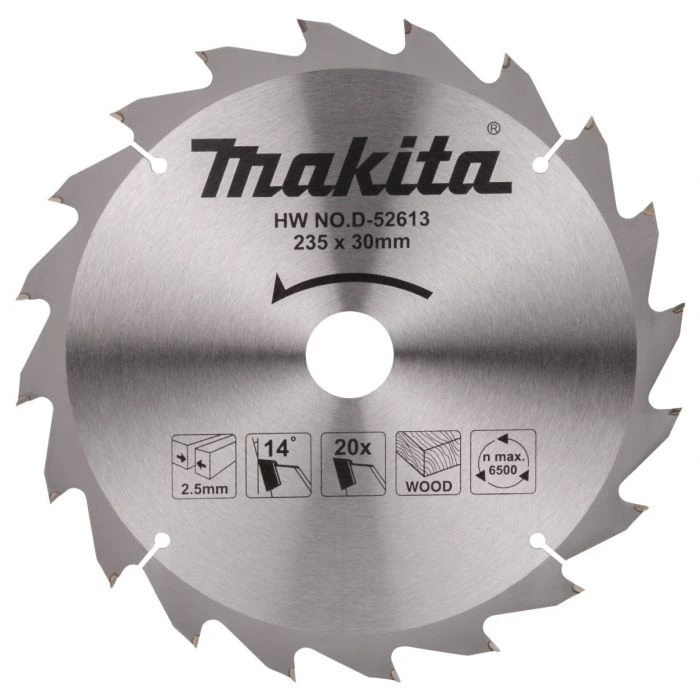 Makita D-52613 Cirkelzaagblad Hout 1 Makita D-52613 Cirkelzaagblad Hout