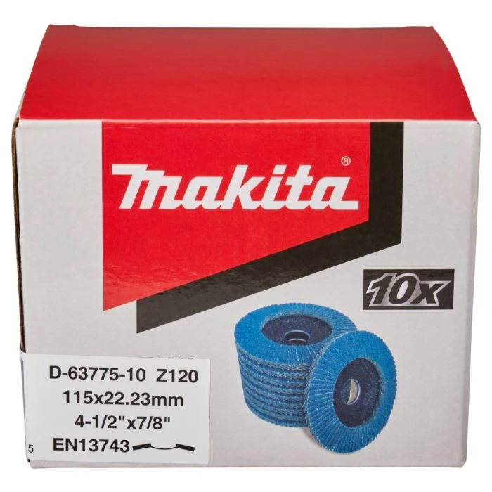 Makita D-63775-10 Lamellenschijf 115mm Z120 2 Makita D-63775-10 Lamellenschijf 115mm Z120 - Afbeelding 2