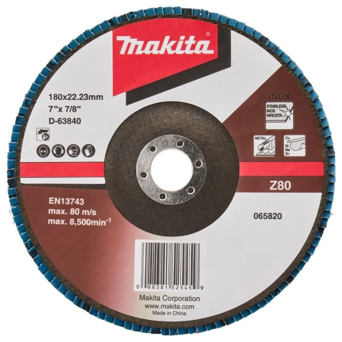 Makita D-63840-10 Lamellenschijf 180mm Z80 2 Makita D-63840-10 Lamellenschijf 180mm Z80 - Afbeelding 2