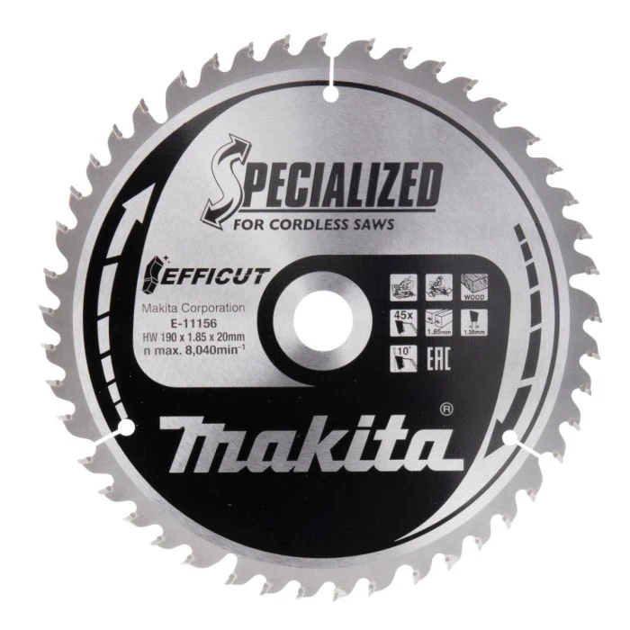 Makita E-11156 Afkortzaagblad Hout 2 Makita E-11156 Afkortzaagblad Hout - Afbeelding 2