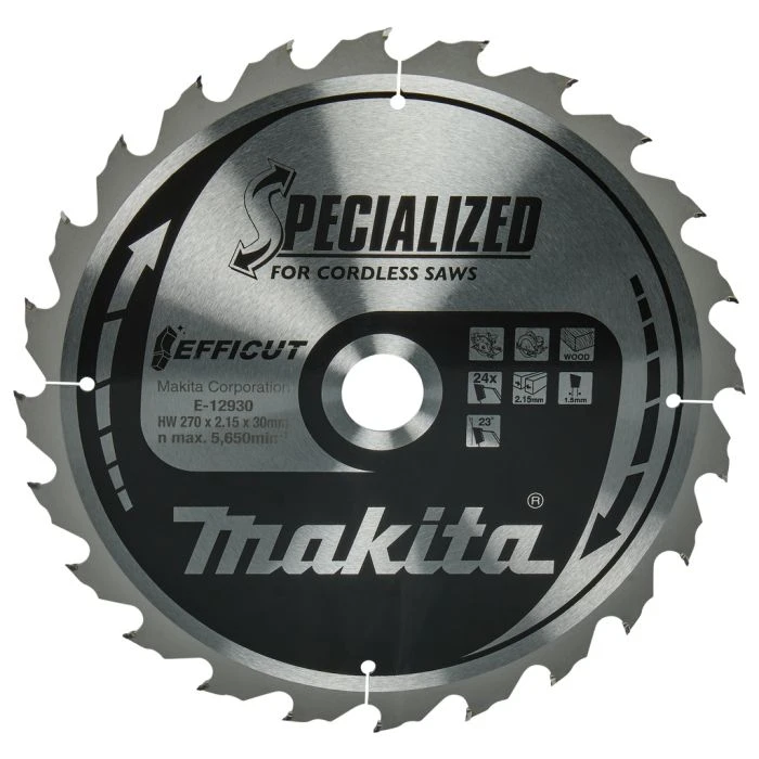 Makita E-12930 Cirkelzaagblad Hout 2 Makita E-12930 Cirkelzaagblad Hout - Afbeelding 2