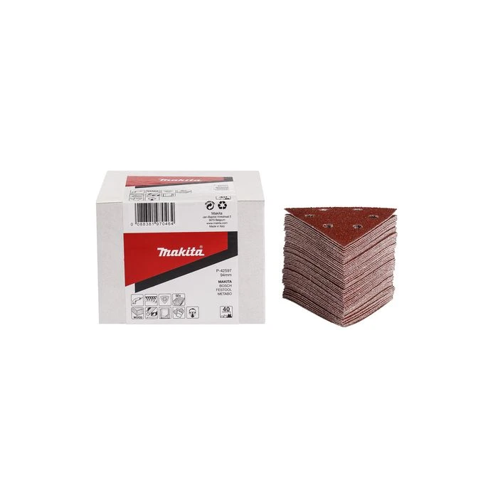 Makita P-42640 Schuurvel 3-K 94 K150 Red Velcro 3 Makita P-42640 Schuurvel 3-K 94 K150 Red Velcro - Afbeelding 3